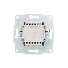 Кнопка звонка LEZARD VESNA черная (10шт/120шт)