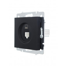 Розетка компьютерная LEZARD VESNA черная (10шт/120шт) (без рамки)