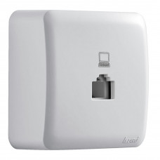 Розетка компьютерная LEZARD Viola белый