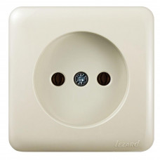 Розетка б/з (12шт/уп) Lezard крем