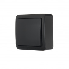 Выключатель одноклавишный антрацит LEZARD VIOLA