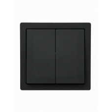 Двухклавишный накладной выключатель Lezard LETO 10A, 250V