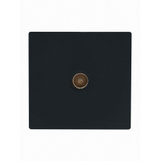 Телевизионная проходная розетка (универсальная, белая)