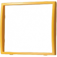 Вставка оранжевая одинарная LEZARD Mira