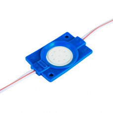Светодиодный модуль BRT COB 2.4W круглый BLUE, 12В, IP65 синий, Качество