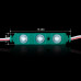 Светодиодный модуль BRT XG193 5630-3 led W 1,5W GREEN, 12В, IP65 зеленый с линзой полусфера, Качество