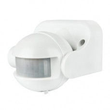 Инфракрасный датчик движения BIOM IRM-04W max 1200Вт 180°, настенный, белый, Качество