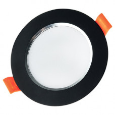 Светильник светодиодный Biom DF-6B 6Вт черный круглый 5000К, Качество