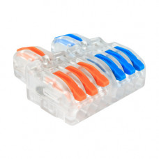 Клемма быстрого монтажа WT-F26 2 входа 6 выходов 32А 400В 0.08-4mm2, Качество