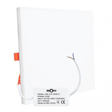 Светильник светодиодный Biom UNI-2-S32W-5 32Вт квадратный 5000К, Качество