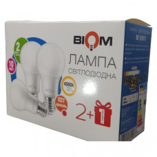 Светодиодная лампа Biom BT-510/3 A60 10W E27 4500К матовая (упаковка 3 шт.), Качество