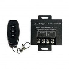 Димер OEM D-30A-RF-3 кнопки DC12-24V (30А 1 канал), Качество