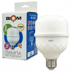 Светодиодная лампа Biom HP-2-30-6 T80 30W E27 6500К, Качество