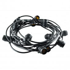 Гирлянда для светодиодных ламп BIOM GRLD-700 IP67 E27*20, 100W, 10,5м, Качество