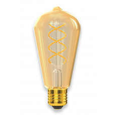 Филаментная светодиодная лампа Luxel 079-HG 6W ST64 E27 1800K (079-HG) Gold, Качество