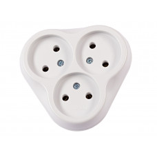 Розетка тройная luxel внутренняя (1020) белая, Качество