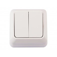 Внешний выключатель двойной OPERA (2003) белый, Качество