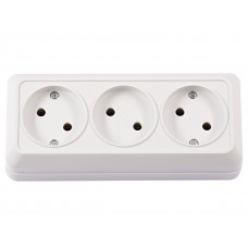 Внешняя тройная розетка OPERA (2013) белый, Качество