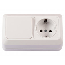 Блок розетка с/с+выключателем OPERA (2042) белый, Качество