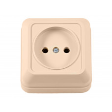 Наружная розетка OPERA (2301) крем, Качество