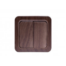 Внешний выключатель двойной OPERA (2903) вишня, Качество