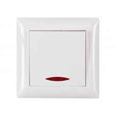 Выключатель с подсветкой PRIMERA (3005) белый, Качество