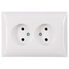Розетка двойная PRIMERA (3007) белый, Качество