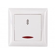 Выключатель проходной с подсветкой PRIMERA (3016) белый, Качество