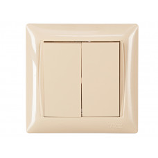 Выключатель двойной PRIMERA (3303) крем, Качество