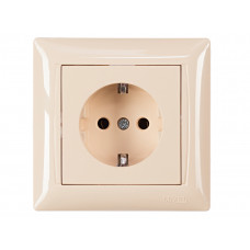 Розетка с заземлением PRIMERA (3304) крем, Качество