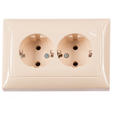 Розетка двойная с заземлением PRIMERA (3308) крем, Качество