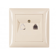 Розетка телефонная PRIMERA (3310) крем, Качество
