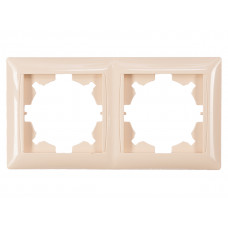 Рамка 2-я горизонтальная PRIMERA (3322) крем, Качество