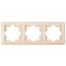 Рамка 3-я горизонтальная PRIMERA (3323) крем, Качество