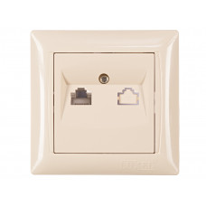 Компьютерная розетка PRIMERA (3327) крем, Качество