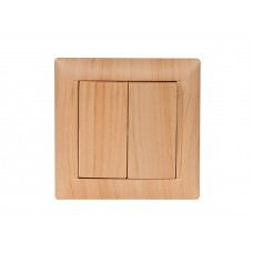 Выключатель двойной PRIMERA (3803) сосна, Качество