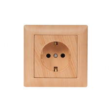 Розетка с заземлением PRIMERA (3804) сосна, Качество