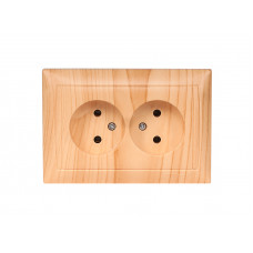 Розетка двойная PRIMERA (3807) сосна, Качество