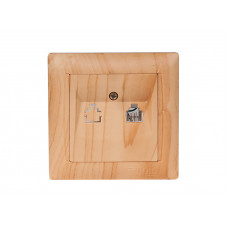 Розетка телефонная PRIMERA (3810) сосна, Качество