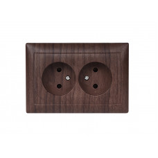 Розетка двойная PRIMERA (3907) вишня, Качество