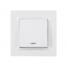 Выключатель с подсветкой Luxel JAZZ (9005) белый, Качество