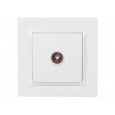 Розетка телевізійна Luxel JAZZ (9009) біла, Якість