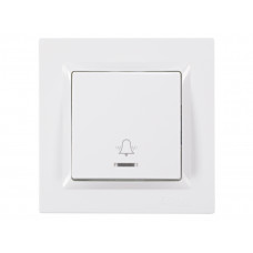 Кнопка звонка с подсветкой Luxel JAZZ (9018) белая, Качество