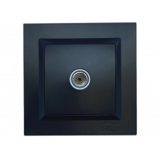 Розетка телевізійна Luxel JAZZ (9109) Чорна, Якість