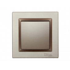 Выключатель одинарный Luxel JAZZ (9202) Терракотовый, Качество