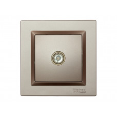 Розетка телевізійна Luxel JAZZ (9209) Теракотова, Якість