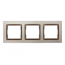 Рамка 3-я горизонтальная Luxel JAZZ (9223) Терракотовая., Качество