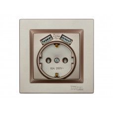 Розетка с заземлением и двумя USB портами 2,1A Luxel JAZZ (9230) Теракотова, Качество