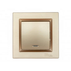 Выключатель с подсветкой Luxel JAZZ (9605) Бронзовый., Качество