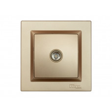 Розетка телевізійна Luxel JAZZ (9609) Бронзова, Якість